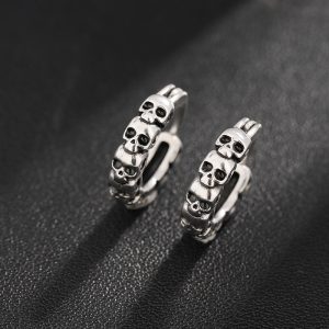Skull Earrings, Retro and Trendy Punk Jewelry
