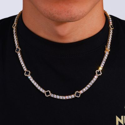 four-leaf-clover-tennis-chain