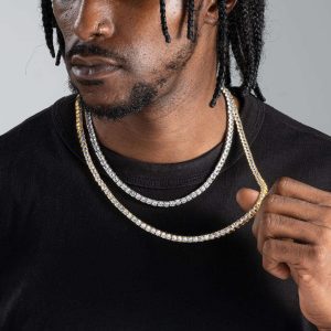 4mm hip hop accessories tennis chain