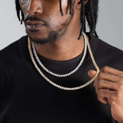 4mm hip hop accessories tennis chain